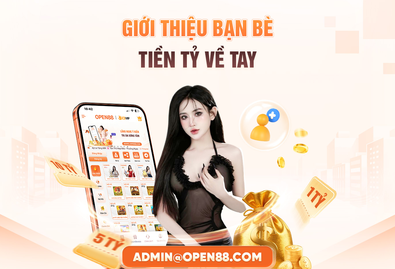 Open88 giới thiệu bạn bè